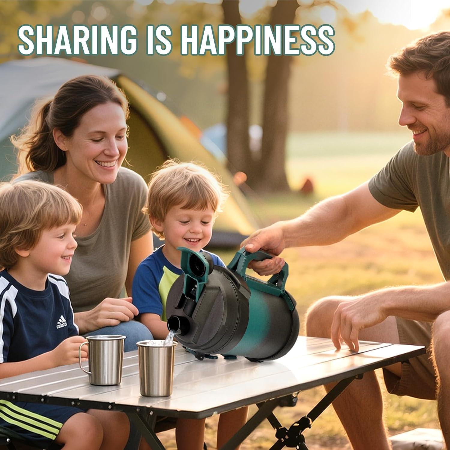 Jarra de Agua Aislada Zukro 1 Galón Acero Inoxidable 128 oz