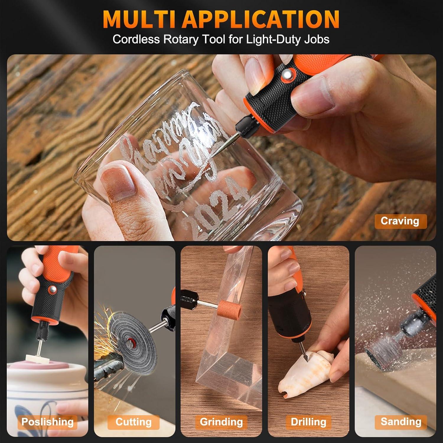 Herramienta Rotativa Inalámbrica WorkBless 8V 103 Accesorios