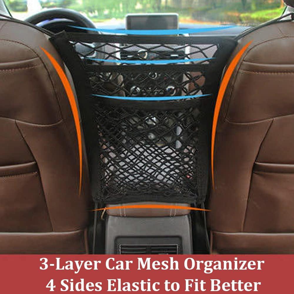 Organizador de Malla para Auto Pincuttee Negro 30x30cm