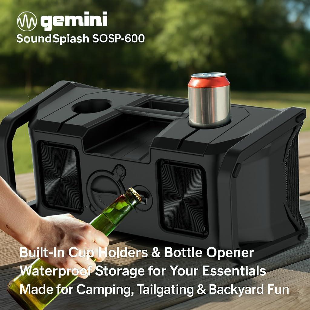 Altavoz Bluetooth Flotante Gemini SoundSplash 300W IP67 24h