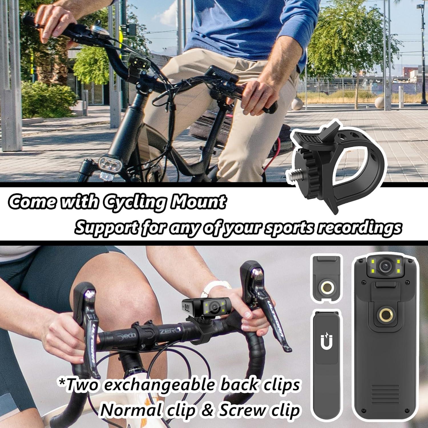 Cámara Corporal HD 1080P Muayb VD01 con Lanyard Magnético