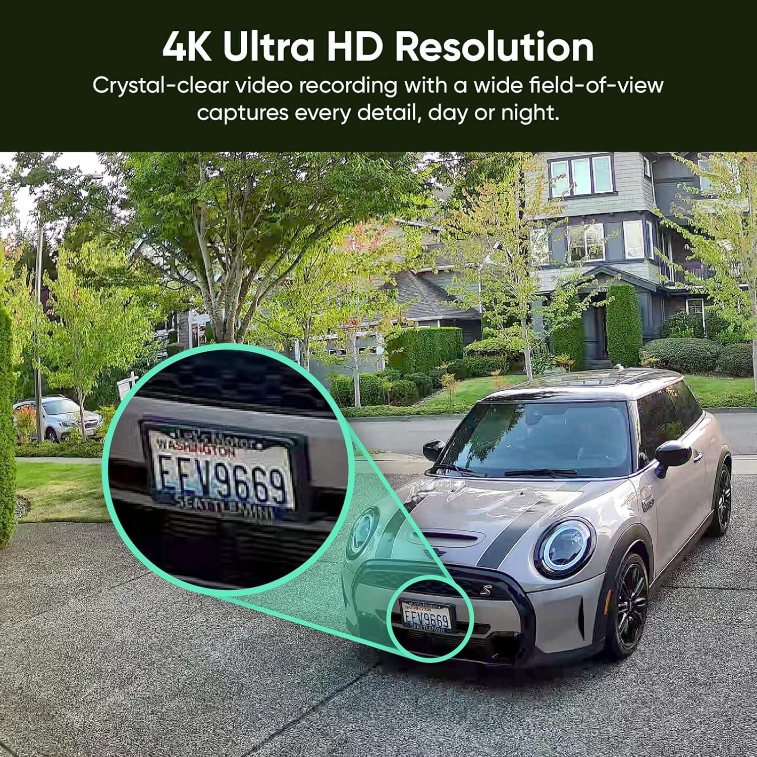 Cámara de Seguridad Inteligente WYZE Cam Pan v4 4K IP65