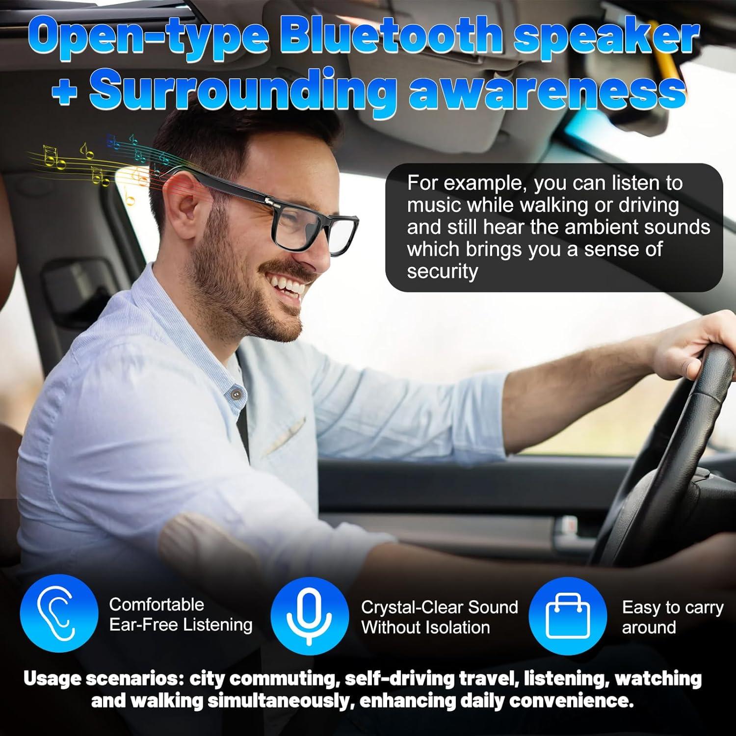 Gafas Inteligentes de Traducción AI Shovira 138 Idiomas Bluetooth