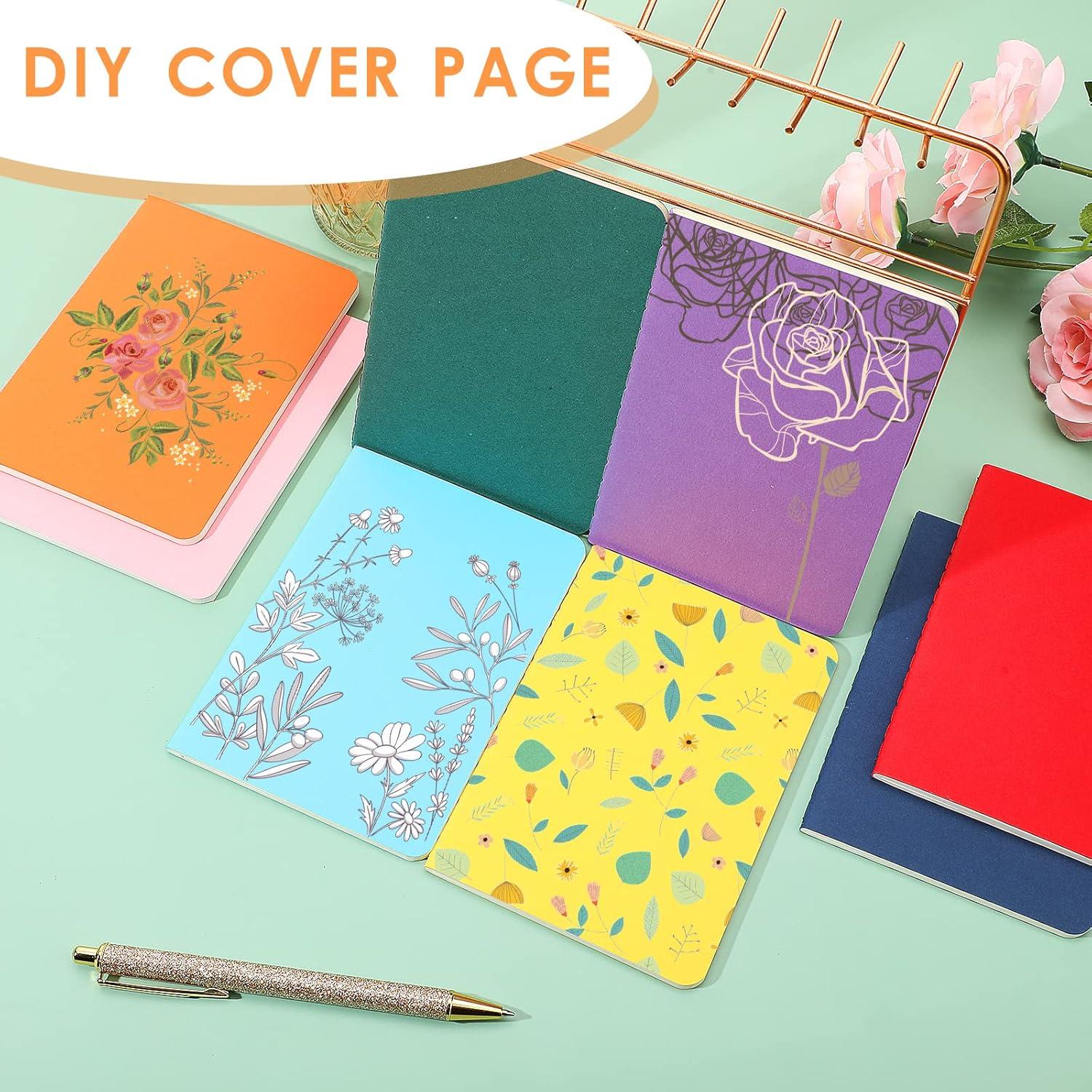 Paquete de 80 Mini Cuadernos Epakh A6 Coloridos 24 Hojas