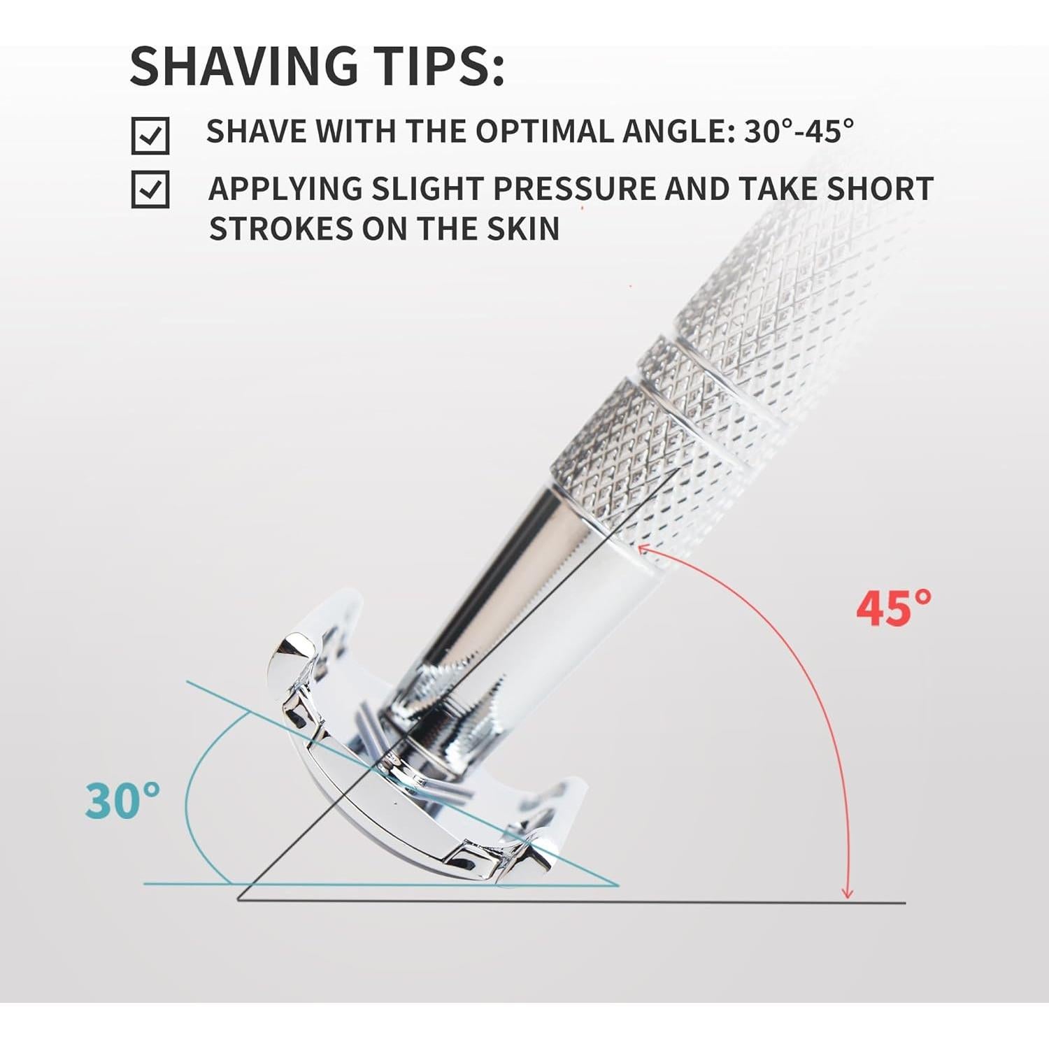 Maquinilla de Afeitar de Seguridad Gearhub GRB2D Plata con 10 Cuchillas