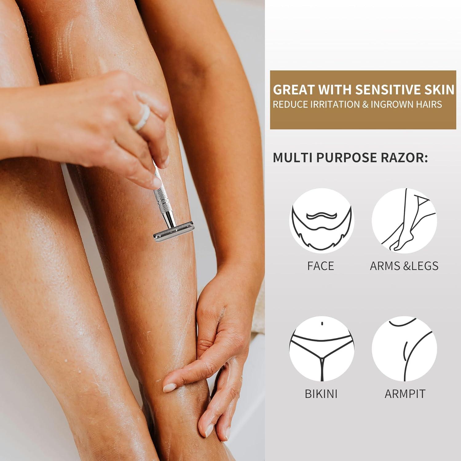 Maquinilla de Afeitar de Seguridad Gearhub GRB2D Plata con 10 Cuchillas