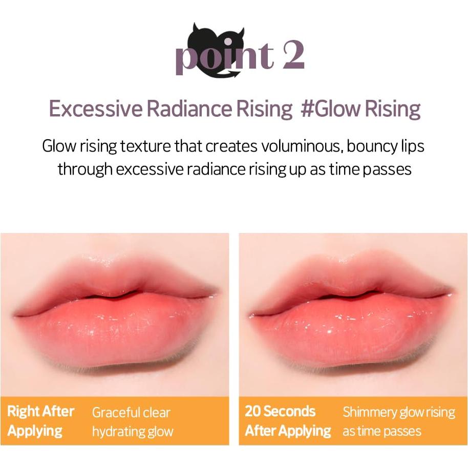 Tinte de Labios ETUDE Over Growy Rosa Mejor 3 g Brillante