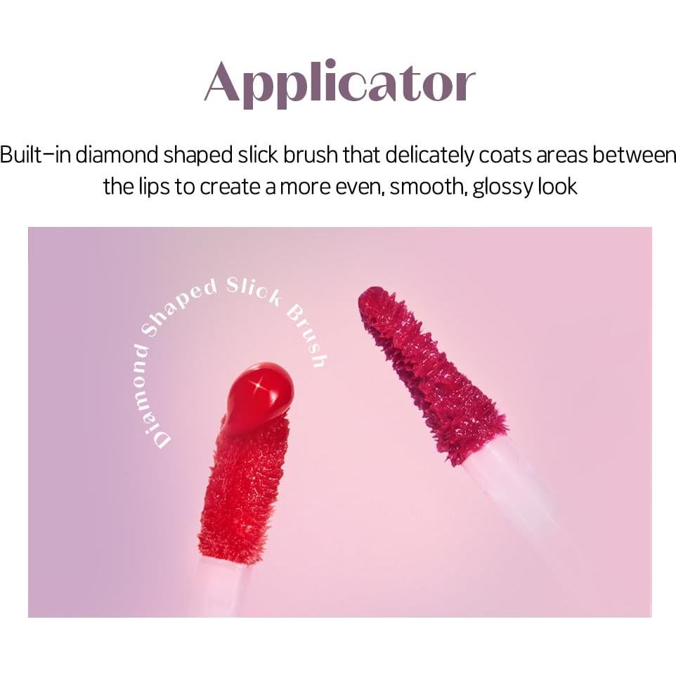 Tinte de Labios ETUDE Over Growy Rosa Mejor 3 g Brillante