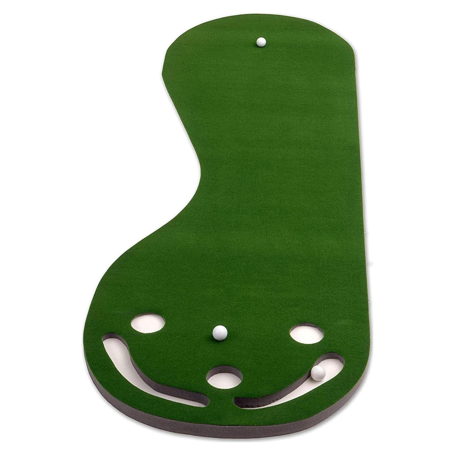 Putting Green de Golf PUTT-A-BOUT 274x91 cm con 3 Copas