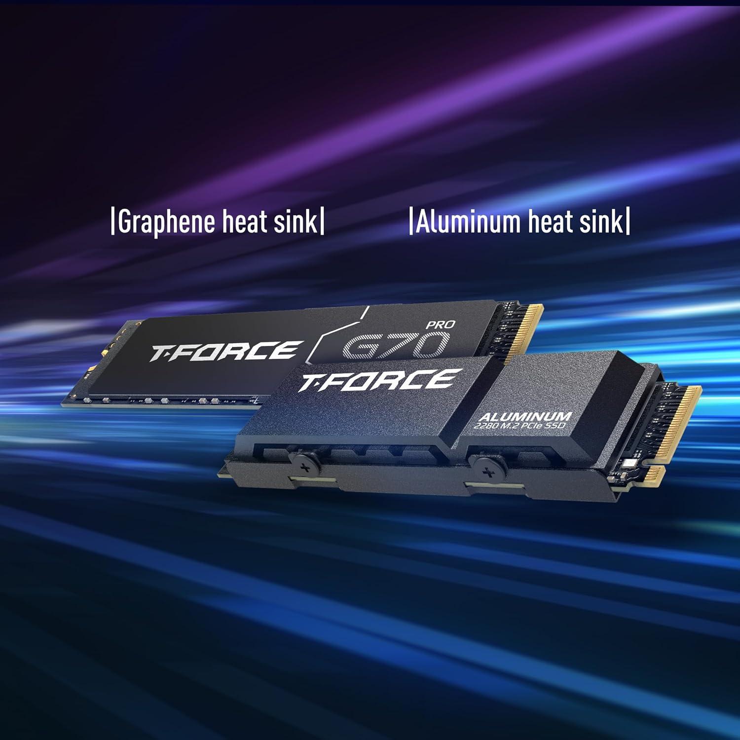 TEAMGROUP G70 PRO 2TB SSD NVMe PCIe Gen4x4 para PS5