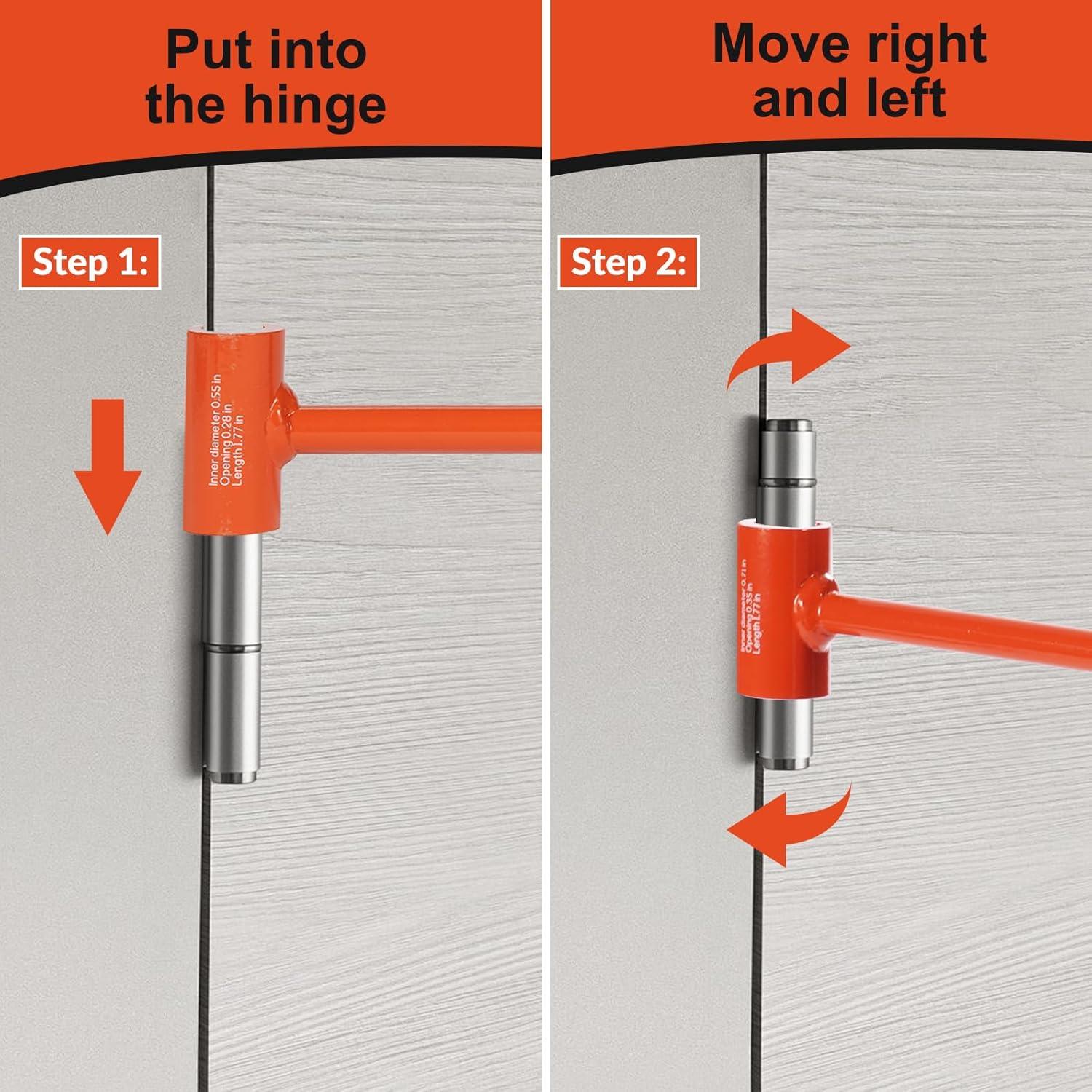 Juego de Llave de Ajuste de Espacio de Bisagra Dirnatel Naranja