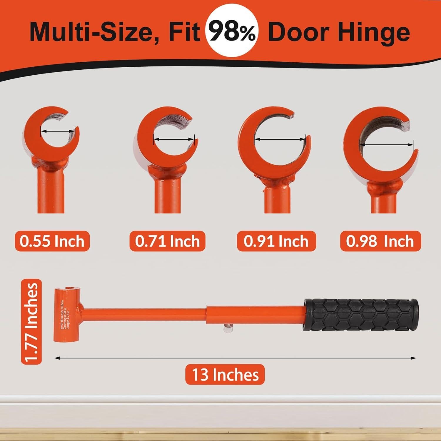 Juego de Llave de Ajuste de Espacio de Bisagra Dirnatel Naranja
