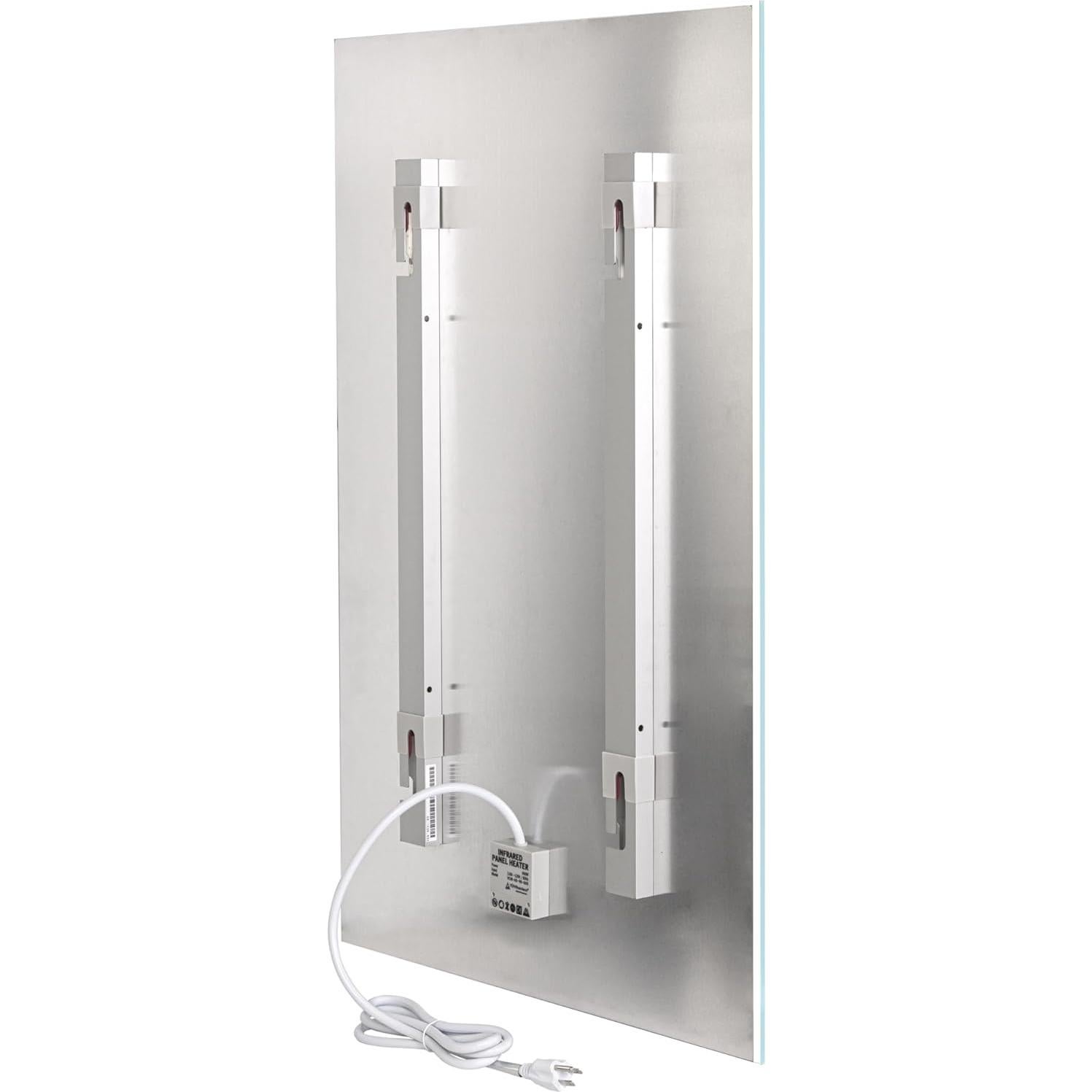 Calentador de Panel Radiante WarmlyYours 800W Vidrio Blanco 61x119cm