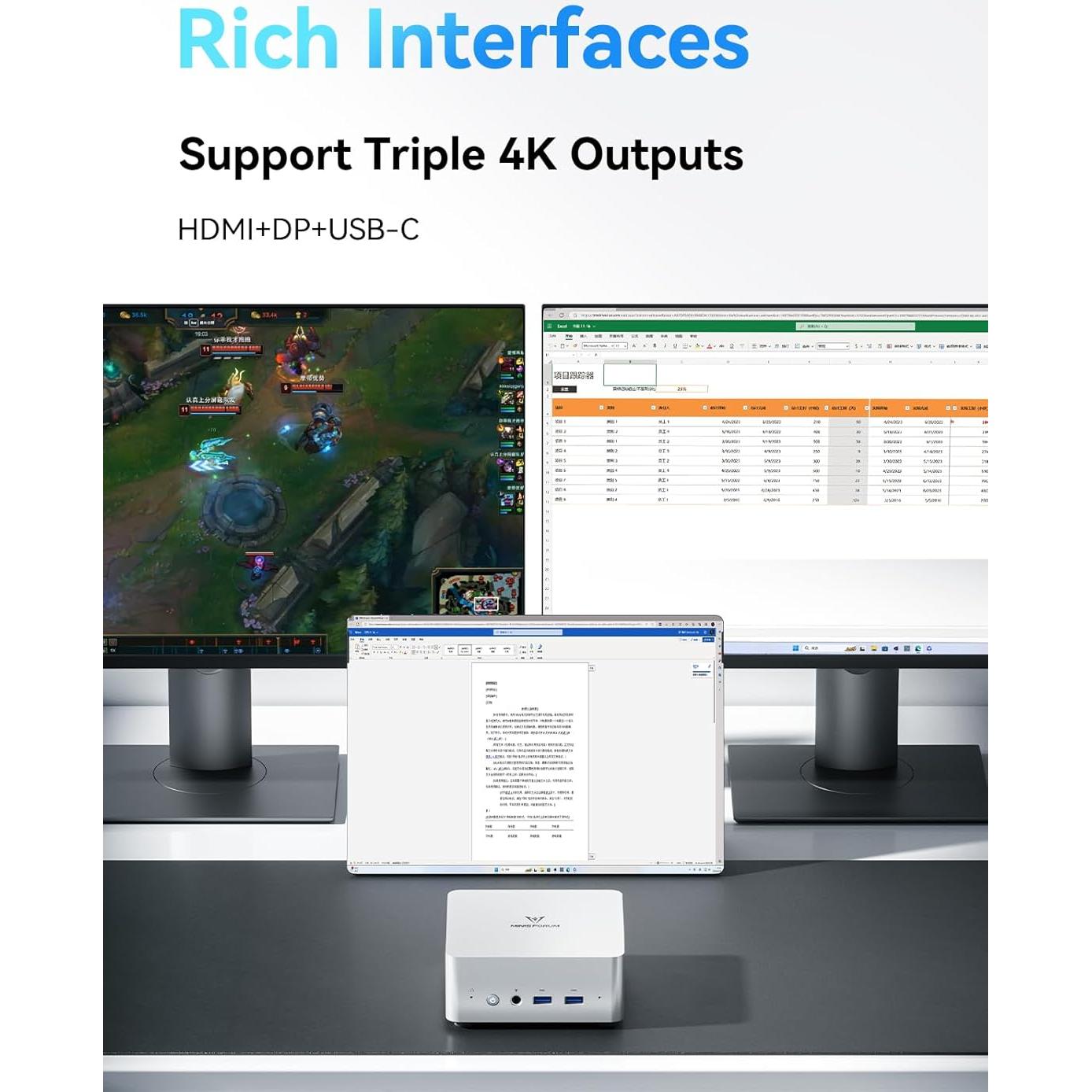 Mini PC MINISFORUM UN1290 Core i9-12900HK 5GHz 14C/20T