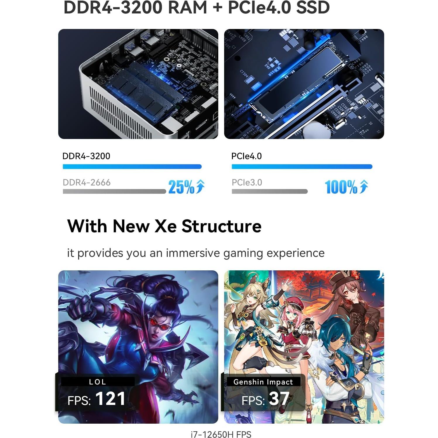 Mini PC MINISFORUM UN1290 Core i9-12900HK 5GHz 14C/20T