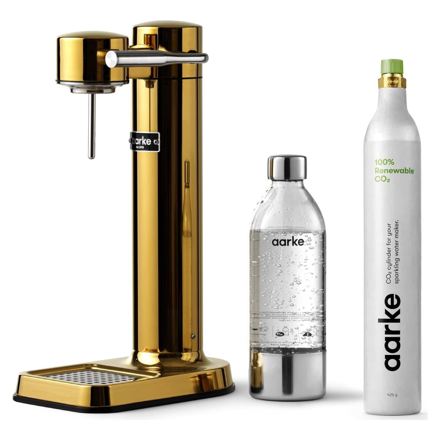 Aarke Carbonator 3 - Máquina de agua con gas 800ml Oro