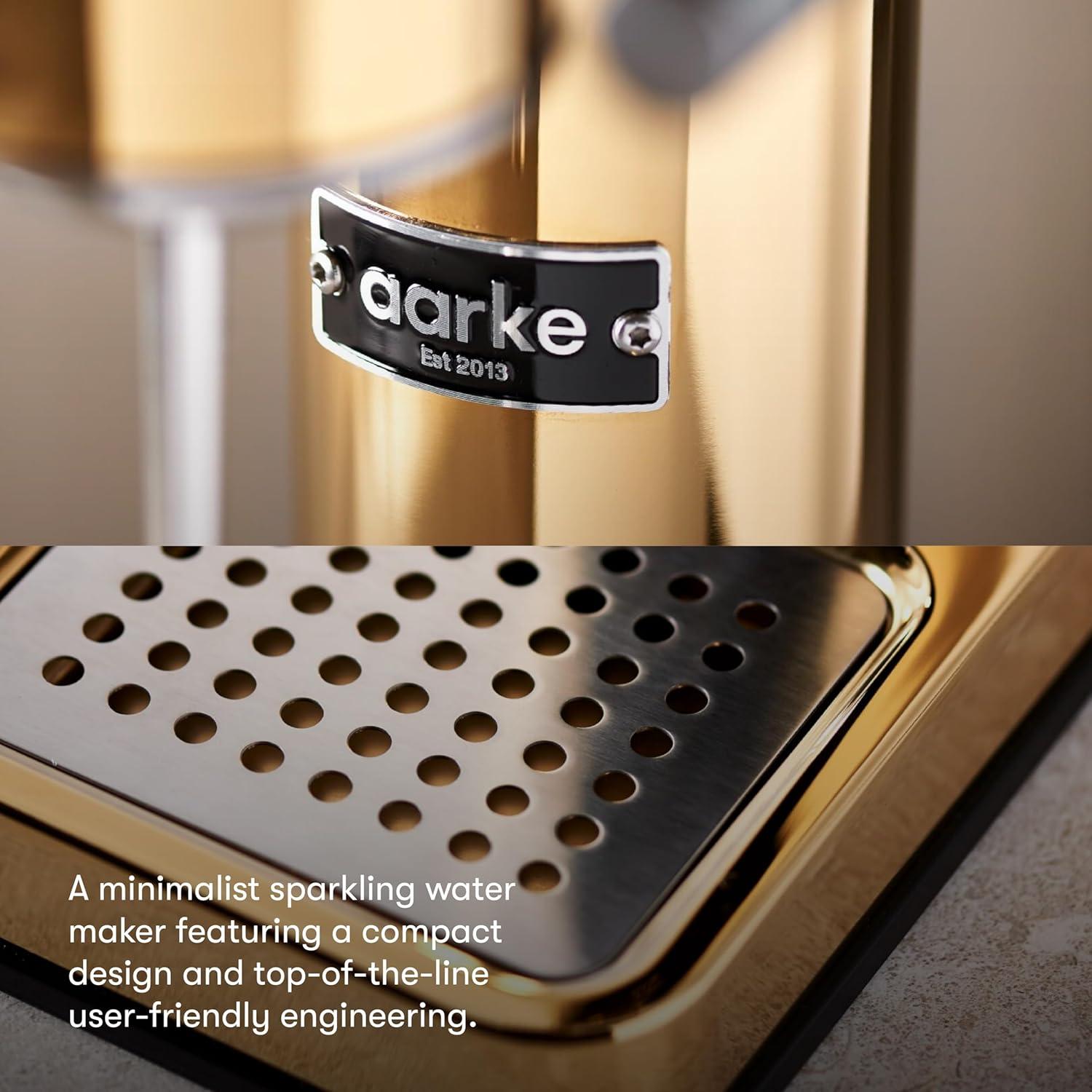 Aarke Carbonator 3 - Máquina de agua con gas 800ml Oro