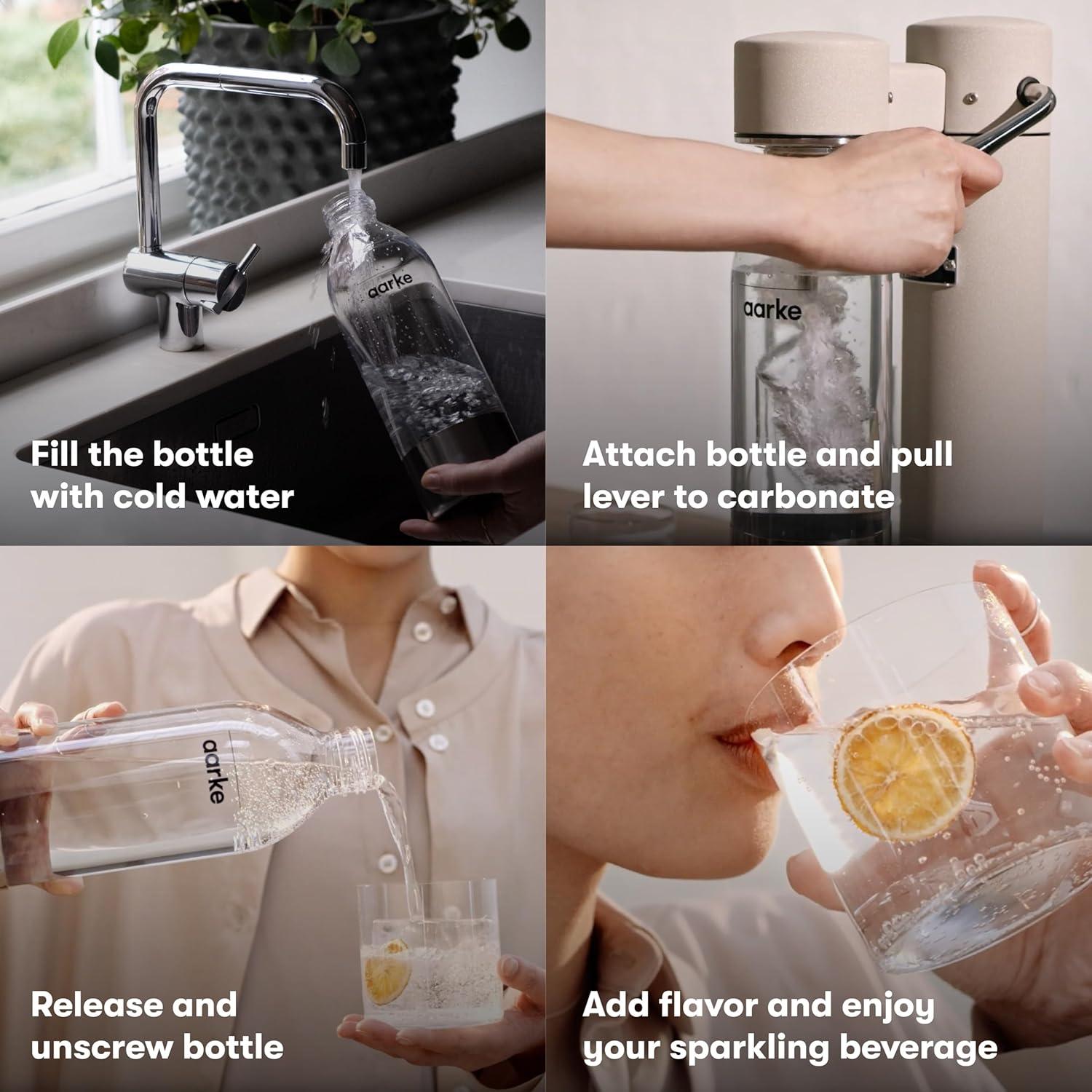 Aarke Carbonator 3 - Máquina de agua con gas 800ml Oro