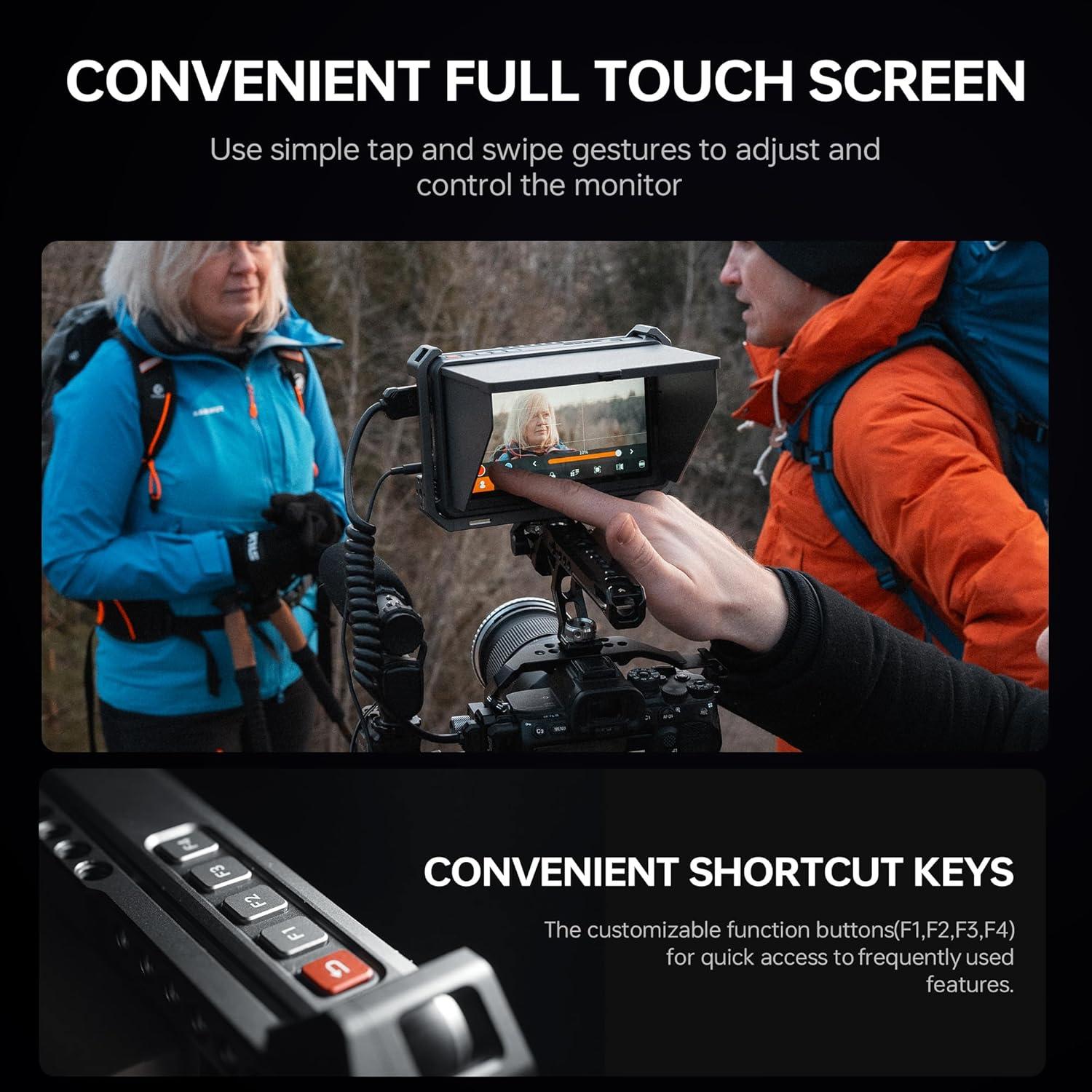 Monitor de Campo VILTROX DC-X2 6" 2000 Nits Pantalla Táctil