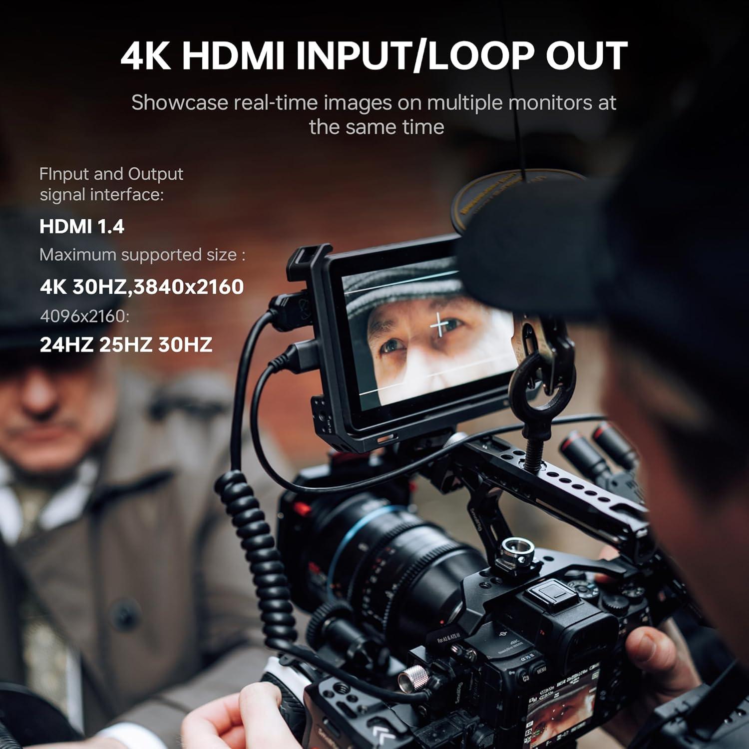 Monitor de Campo VILTROX DC-X2 6" 2000 Nits Pantalla Táctil