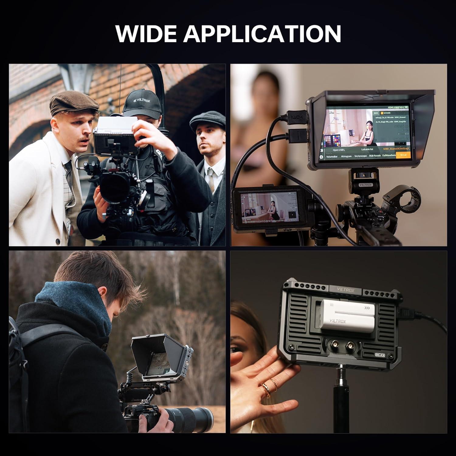 Monitor de Campo VILTROX DC-X2 6" 2000 Nits Pantalla Táctil