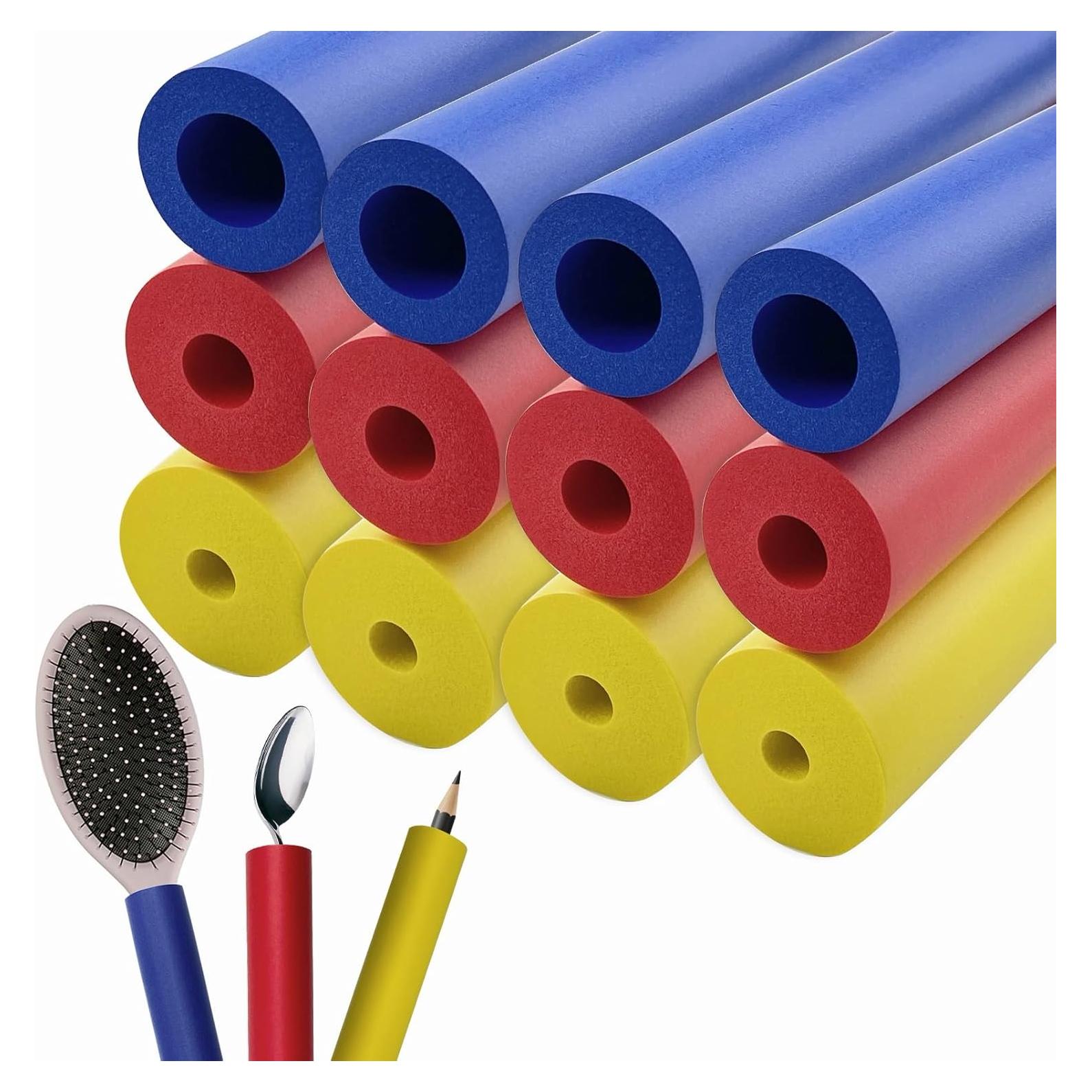 Paquete de 12 Tubos de Agarre de Espuma YFANITI - 3 Tamaños