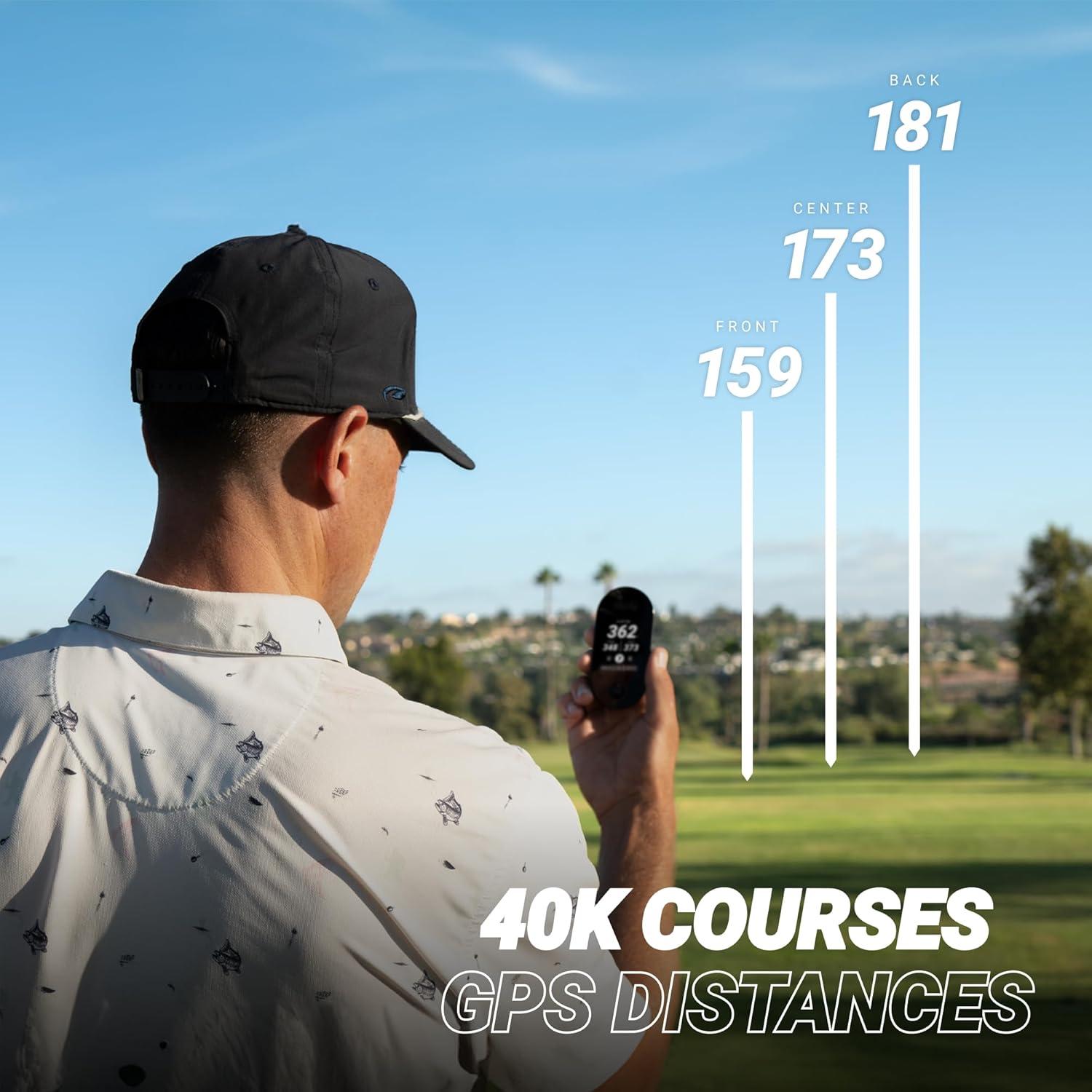 GPS de Golf Blue Tees Ringer - Pantalla Táctil Resistente