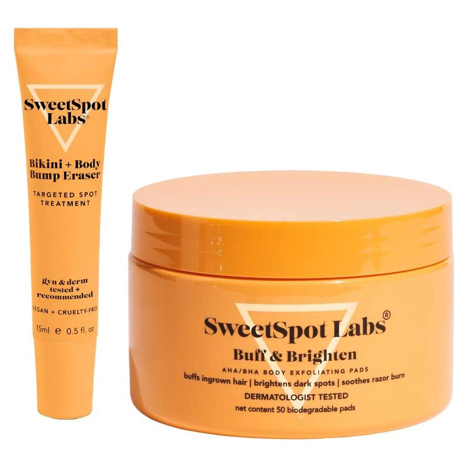 Kit de Eliminación de Vello Encarnado SweetSpot Labs | Bump Eraser y Pads Exfoliantes