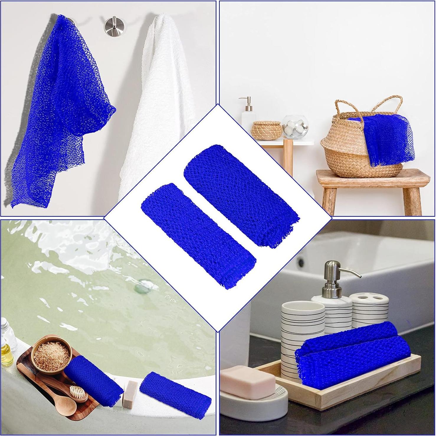 Esponjas de Baño Exfoliantes Patelai - 2 Piezas Azul