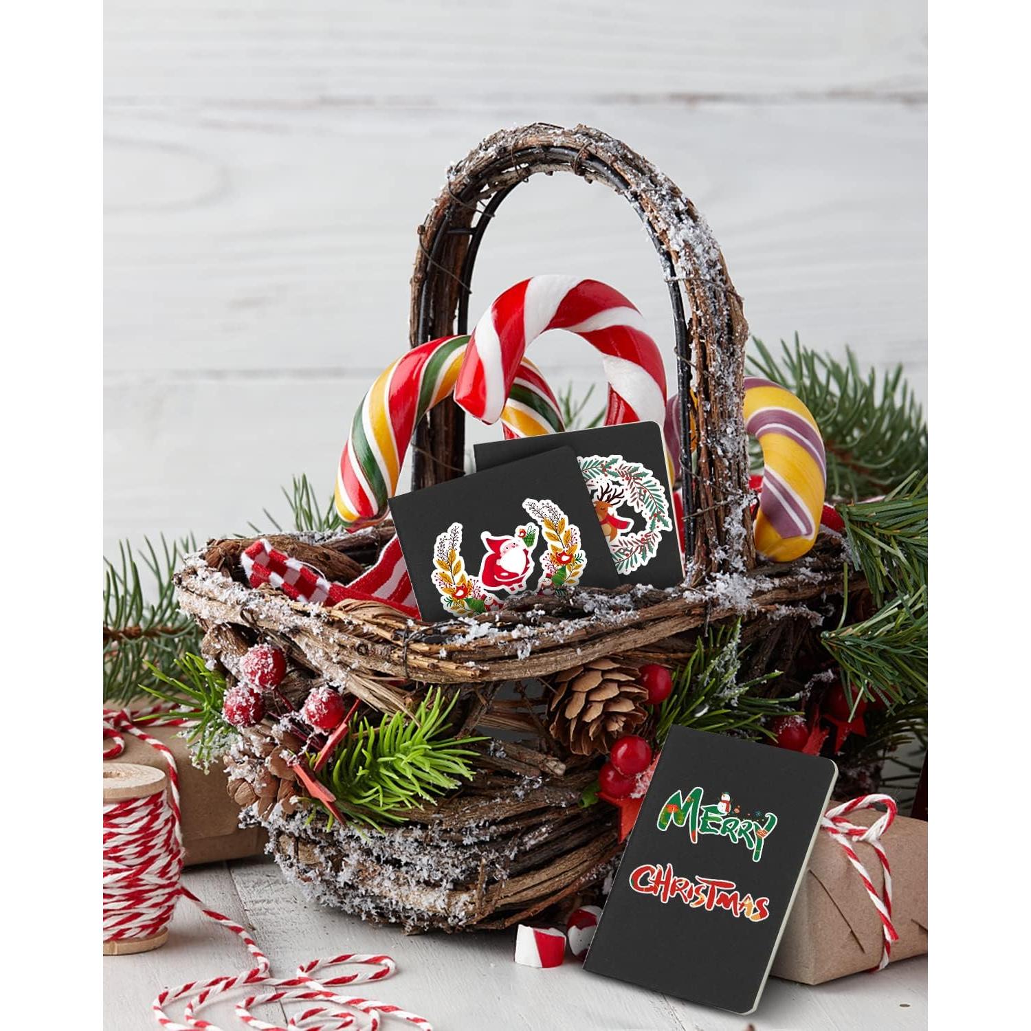 Cuadernos de Bolsillo Gwybkq 12 Piezas 30 Hojas Negro