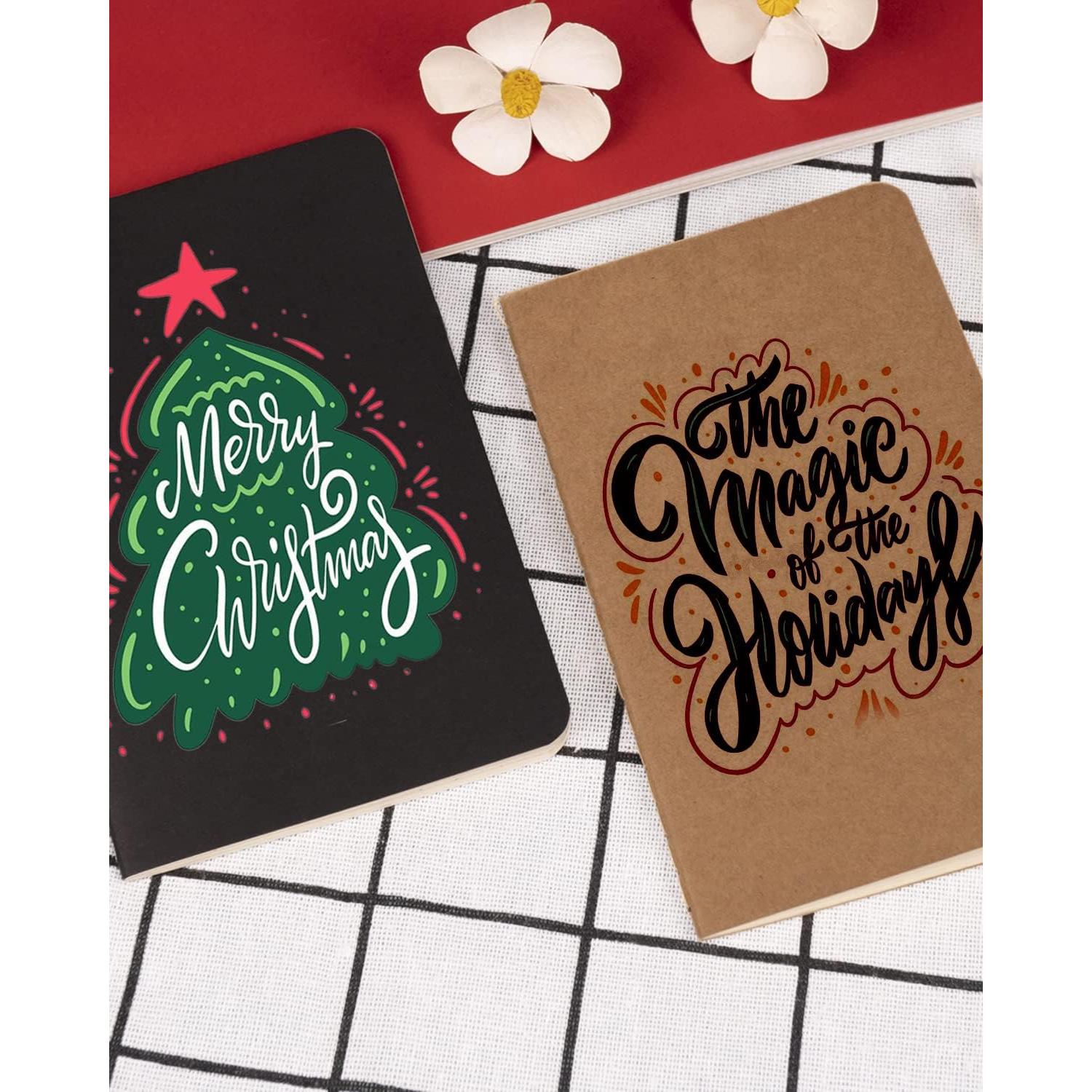 Cuadernos de Bolsillo Gwybkq 12 Piezas 30 Hojas Negro