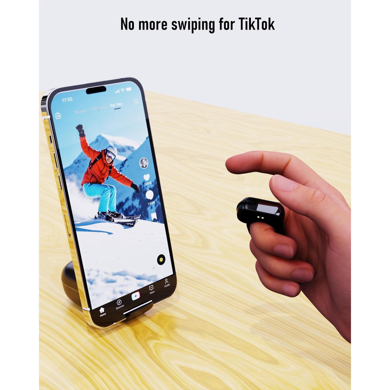 Anillo de Desplazamiento ZTYTO D06 con Touchpad y Control Remoto