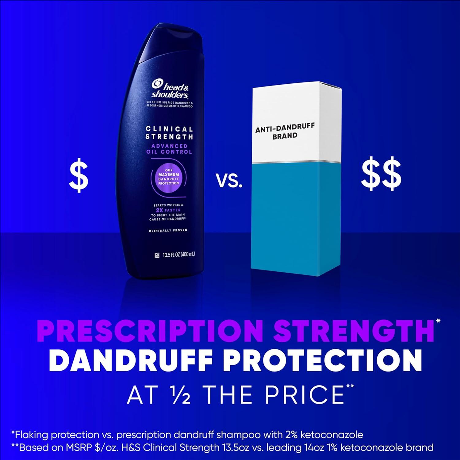 Champú Anticaspa Head & Shoulders Doble Fuerza 1L Cítrico