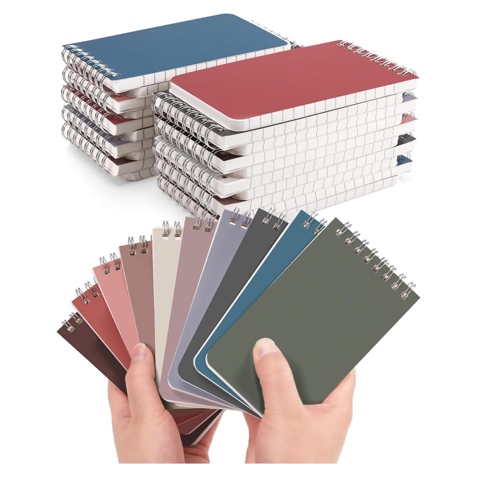 Cuadernos Espirales Dynta 3x5" en 10 Colores Morandi - 30 Paquetes