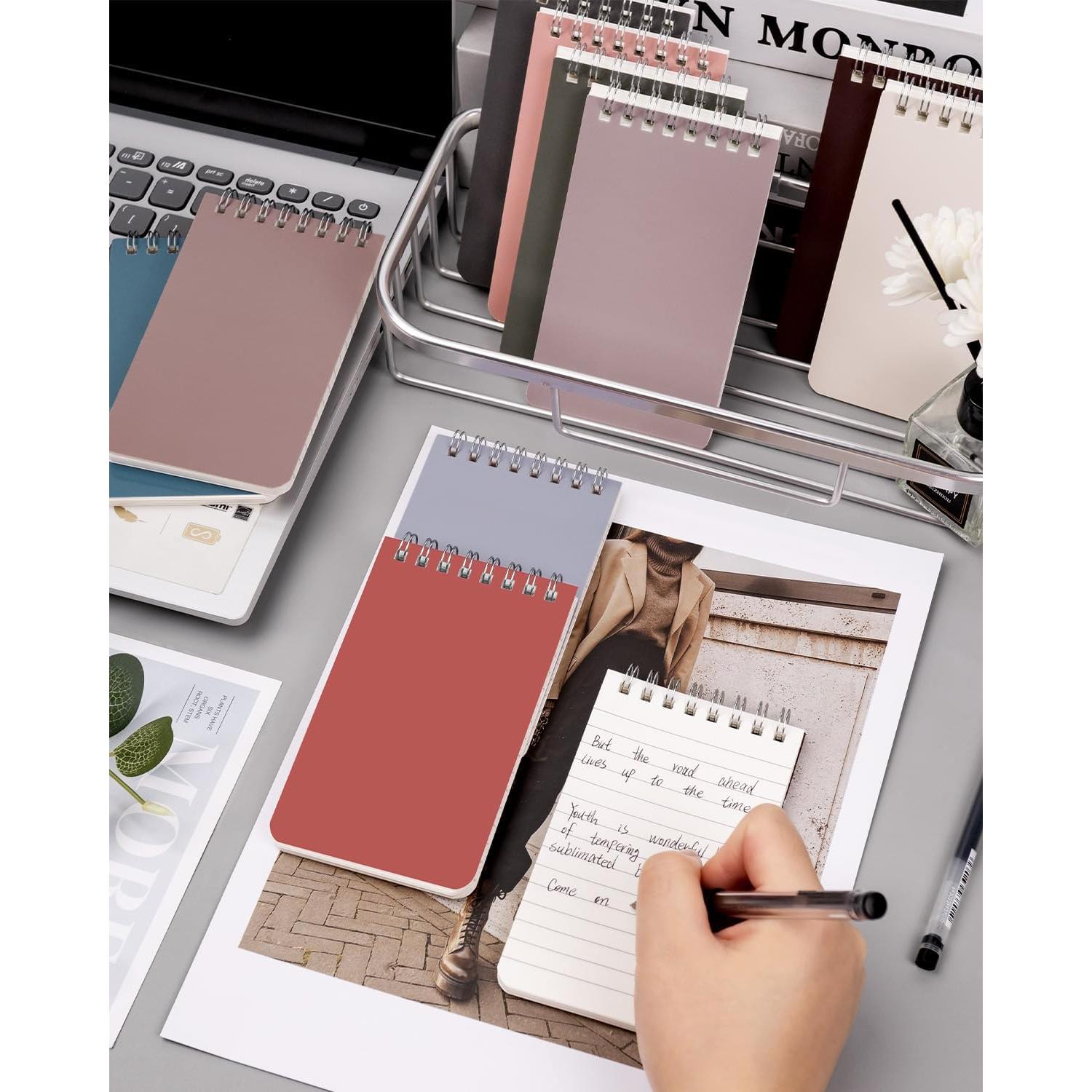 Cuadernos Espirales Dynta 3x5" en 10 Colores Morandi - 30 Paquetes