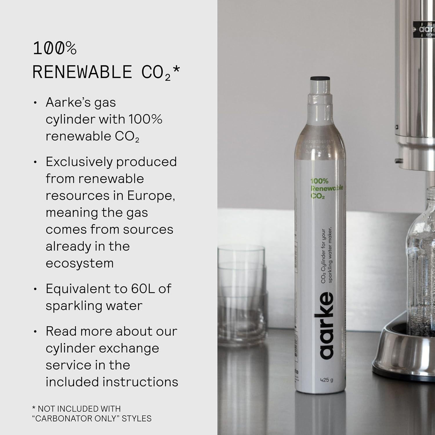 Aarke Carbonator Pro - Máquina de Agua Espumosa 700 mL Acero