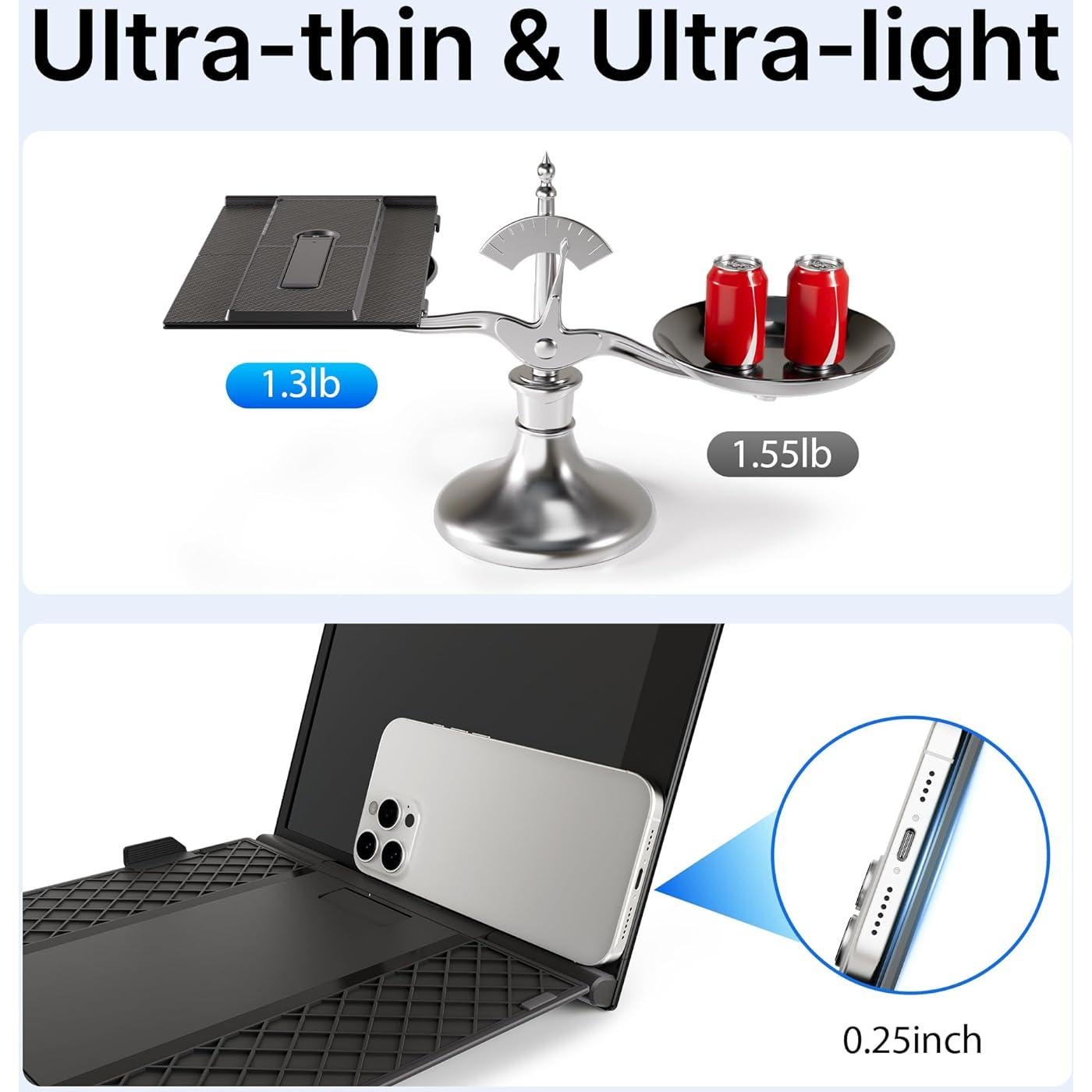 Extensor de Pantalla Portátil AOKER S8 35.56cm FHD IPS