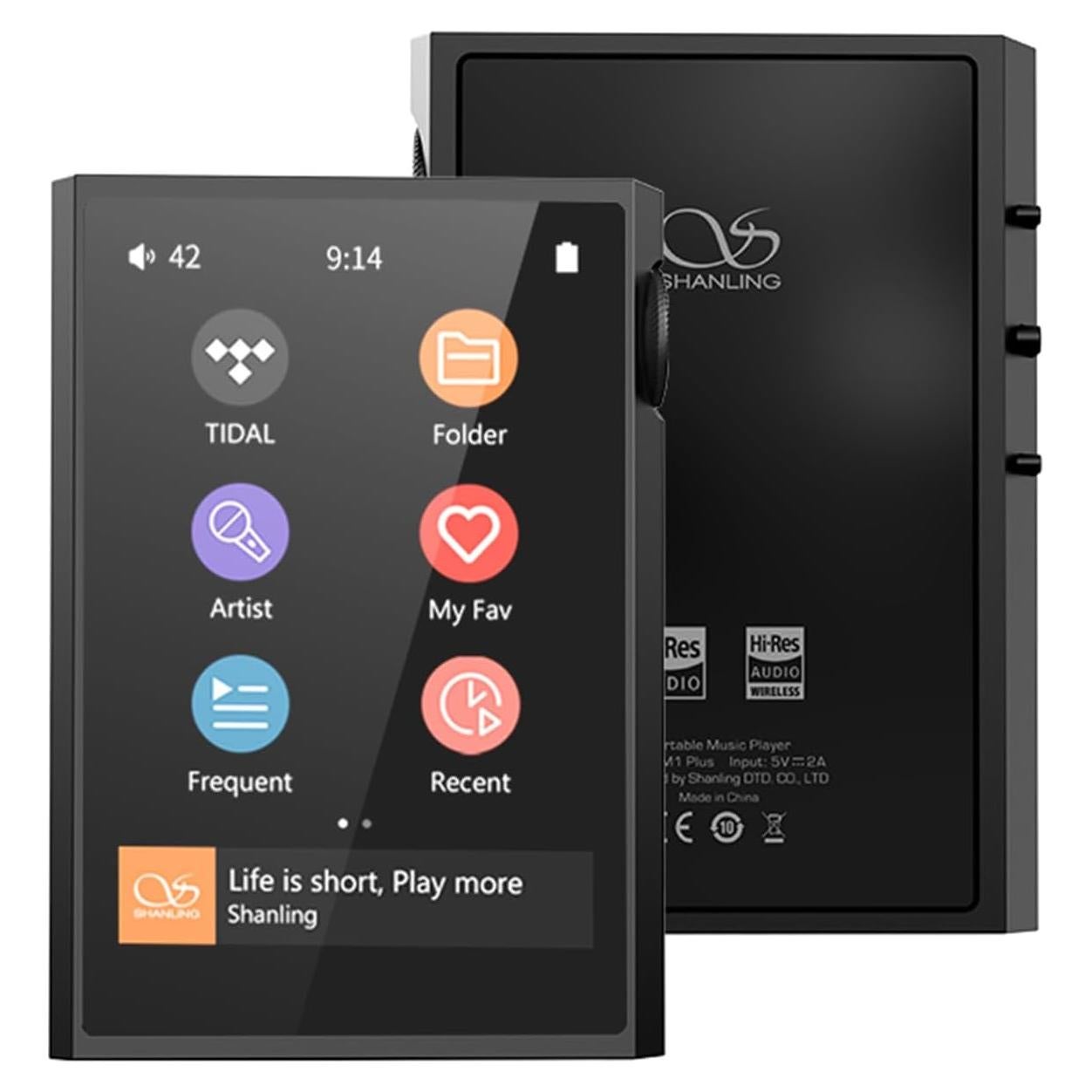 Reproductor de Música Portátil SHANLING M1 Plus 3.2" Bluetooth 5.2