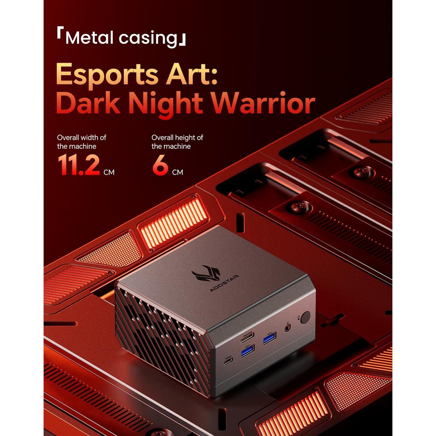 Mini PC AOOSTAR GT37 AMD Ryzen 9 32GB RAM 1TB SSD Triple Pantalla