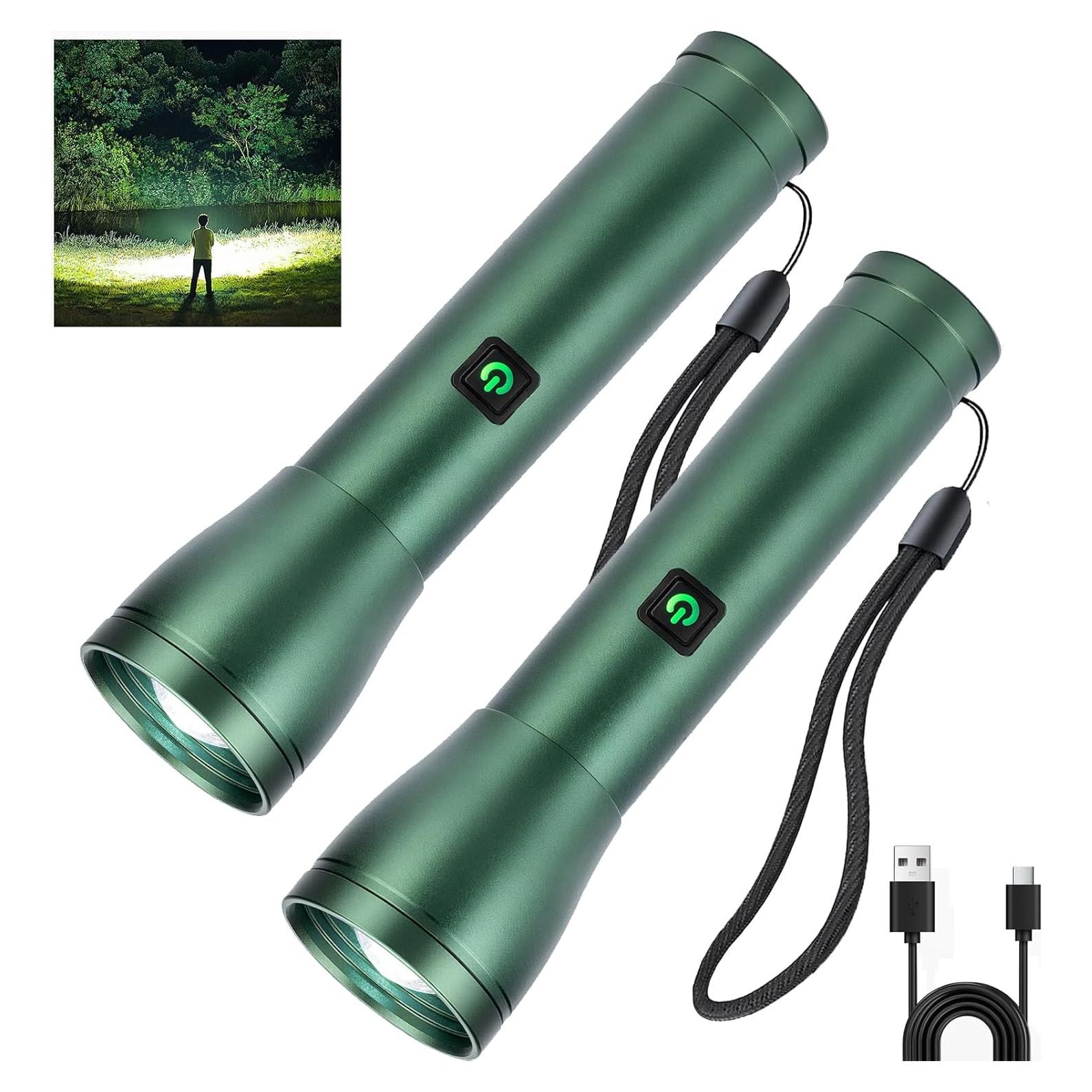 Linterna Recargable Sogidon 990,000L 2PCS LED IP76 140°