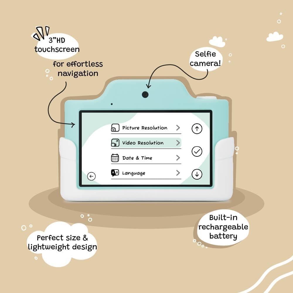 Cámara Digital para Niños Kidamento K Zippy El Perezoso 32GB