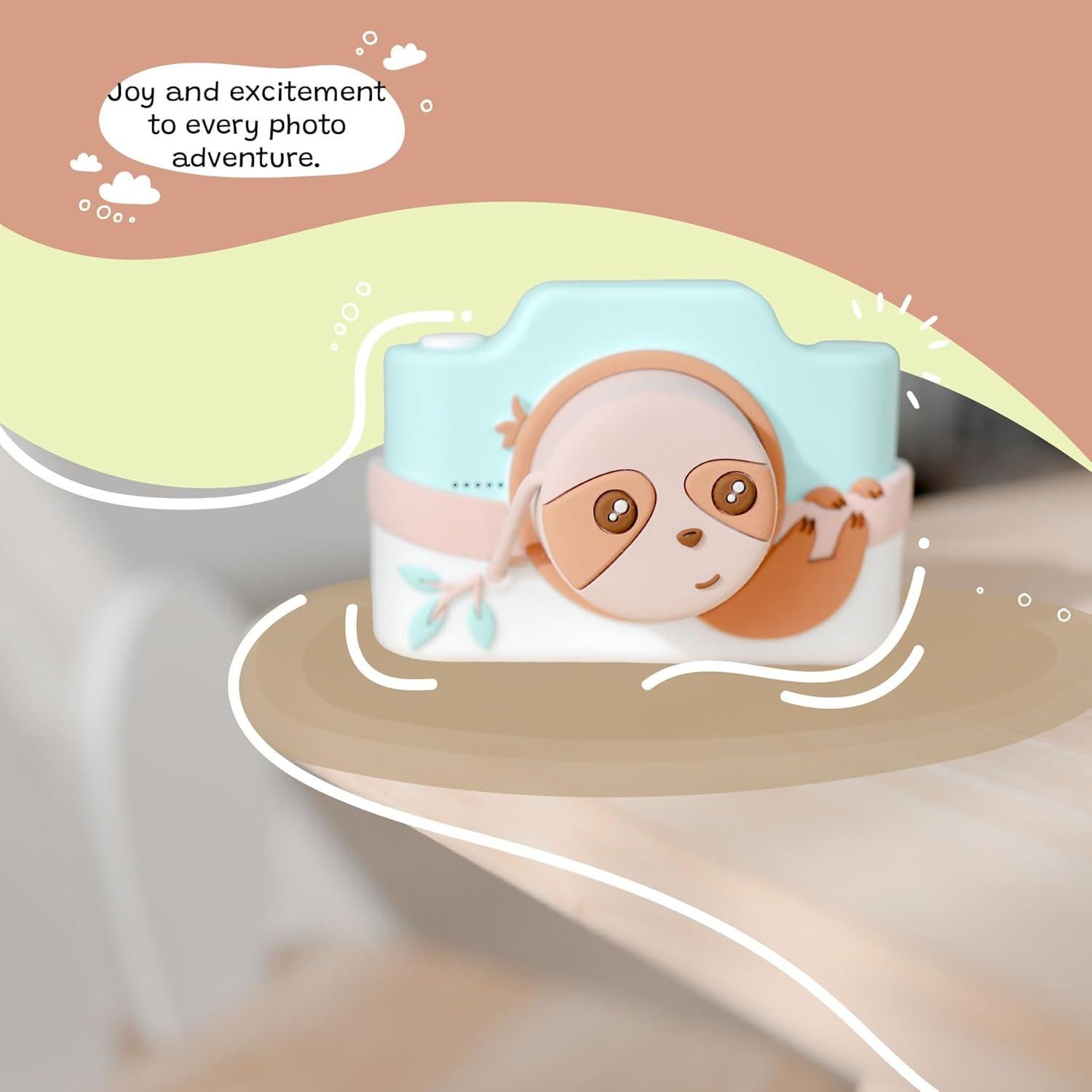 Cámara Digital para Niños Kidamento K Zippy El Perezoso 32GB