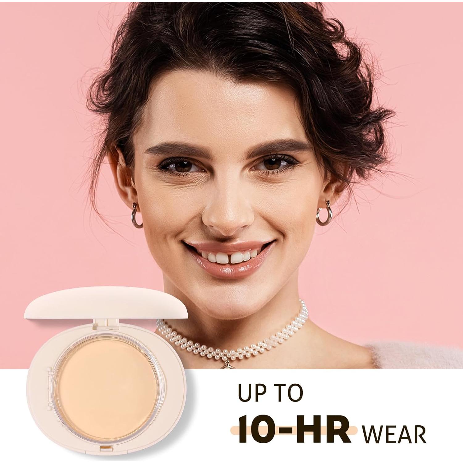 Polvo Compacto UCANBE 2-en-1 Mate Control Aceite 90g Claro