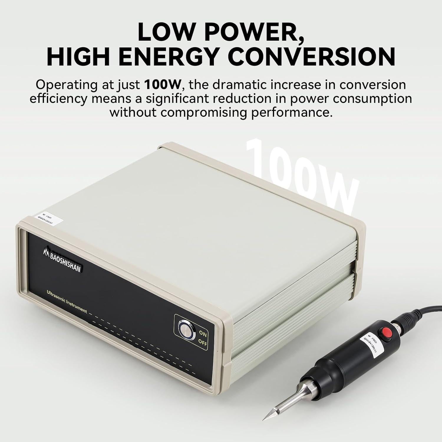 Cortador Ultrasónico BAOSHISHAN 100W 28KHz para Plásticos
