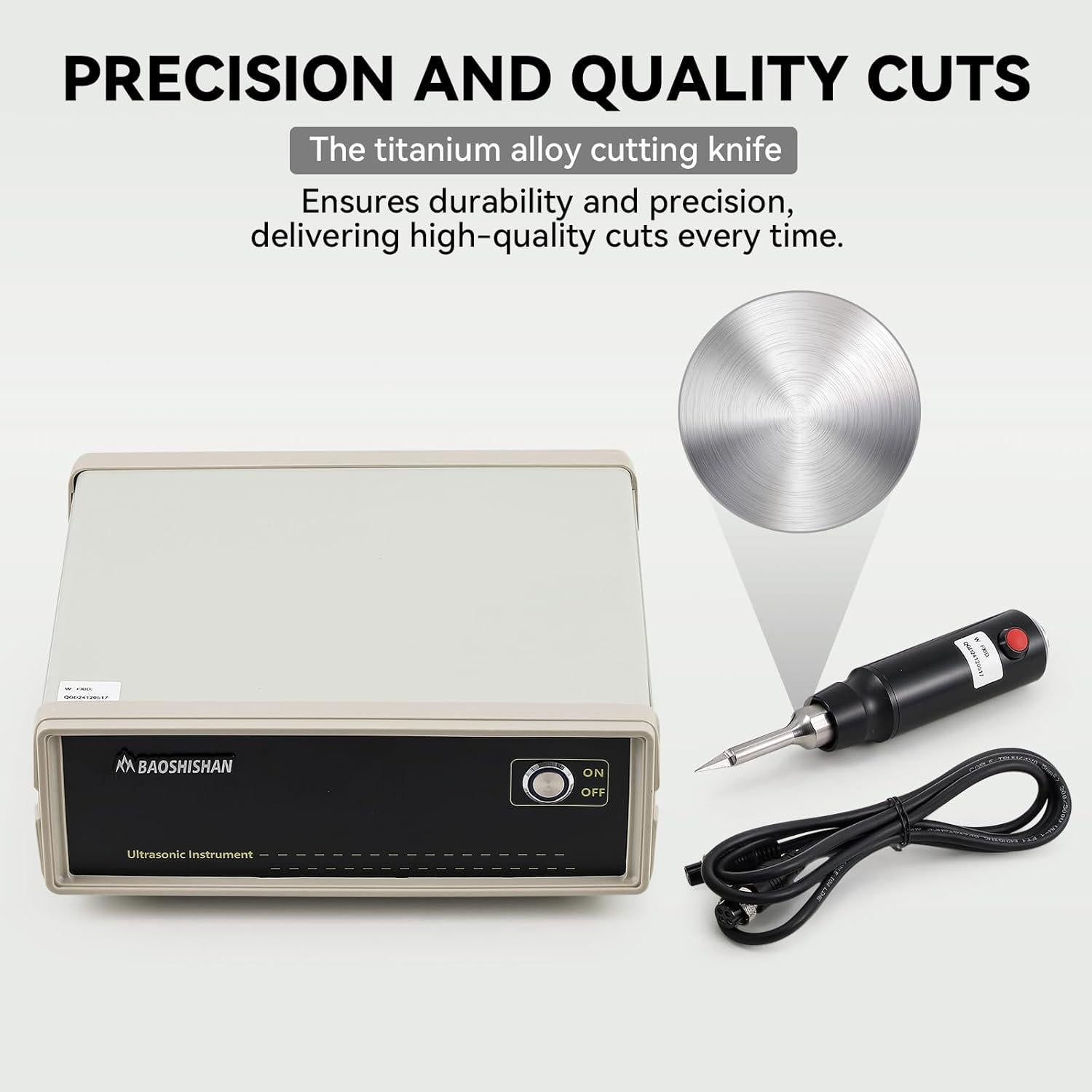 Cortador Ultrasónico BAOSHISHAN 100W 28KHz para Plásticos