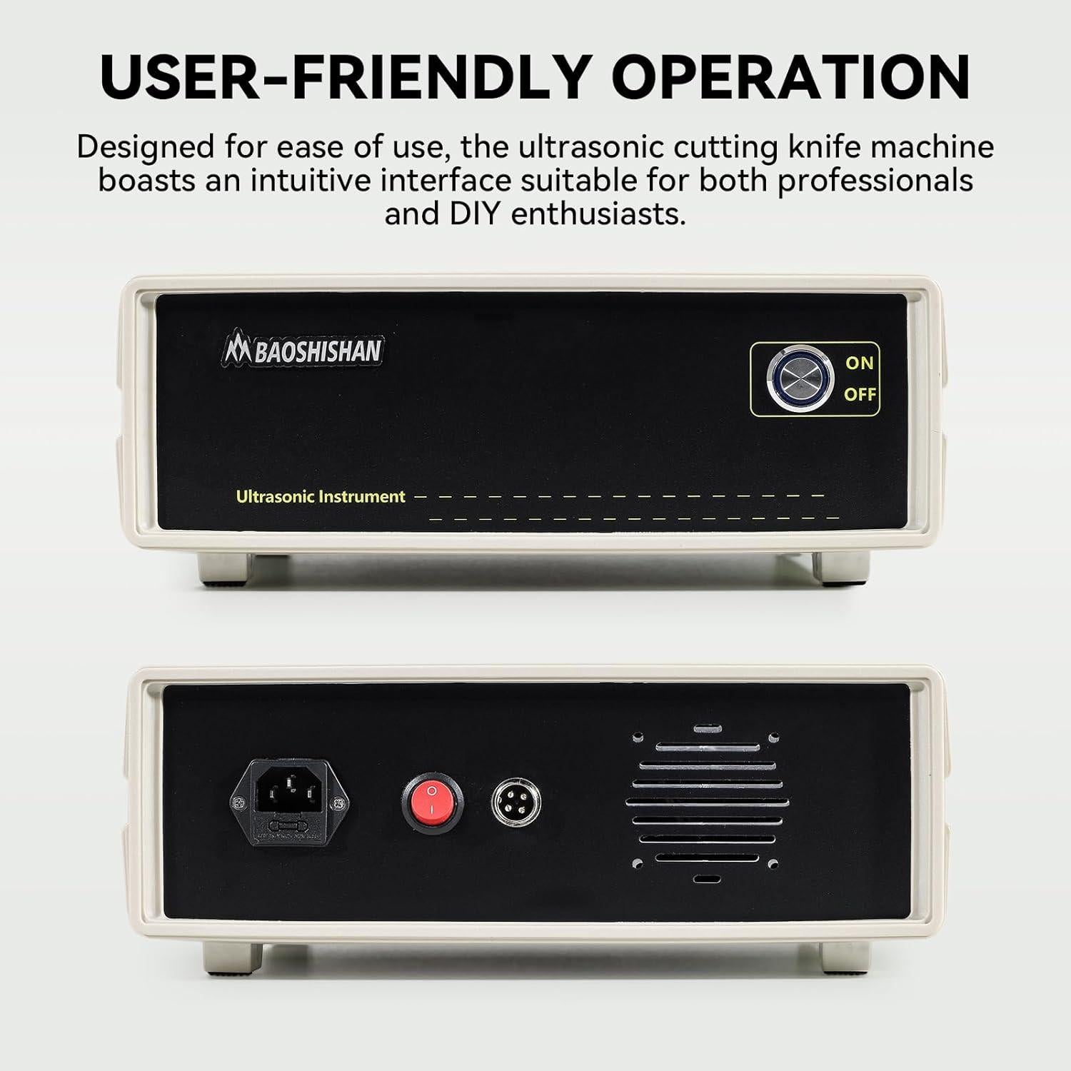 Cortador Ultrasónico BAOSHISHAN 100W 28KHz para Plásticos