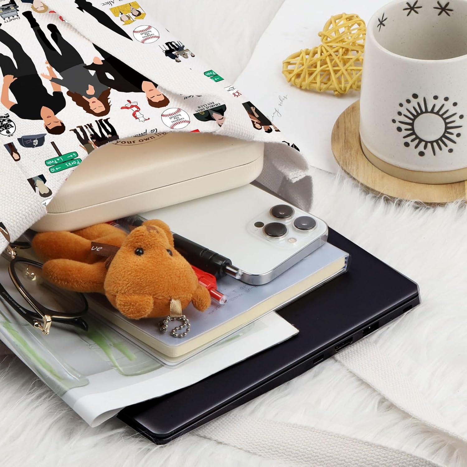 Bolsa Tote de Lona LEVLO Cullen T para Fans de Vampiros