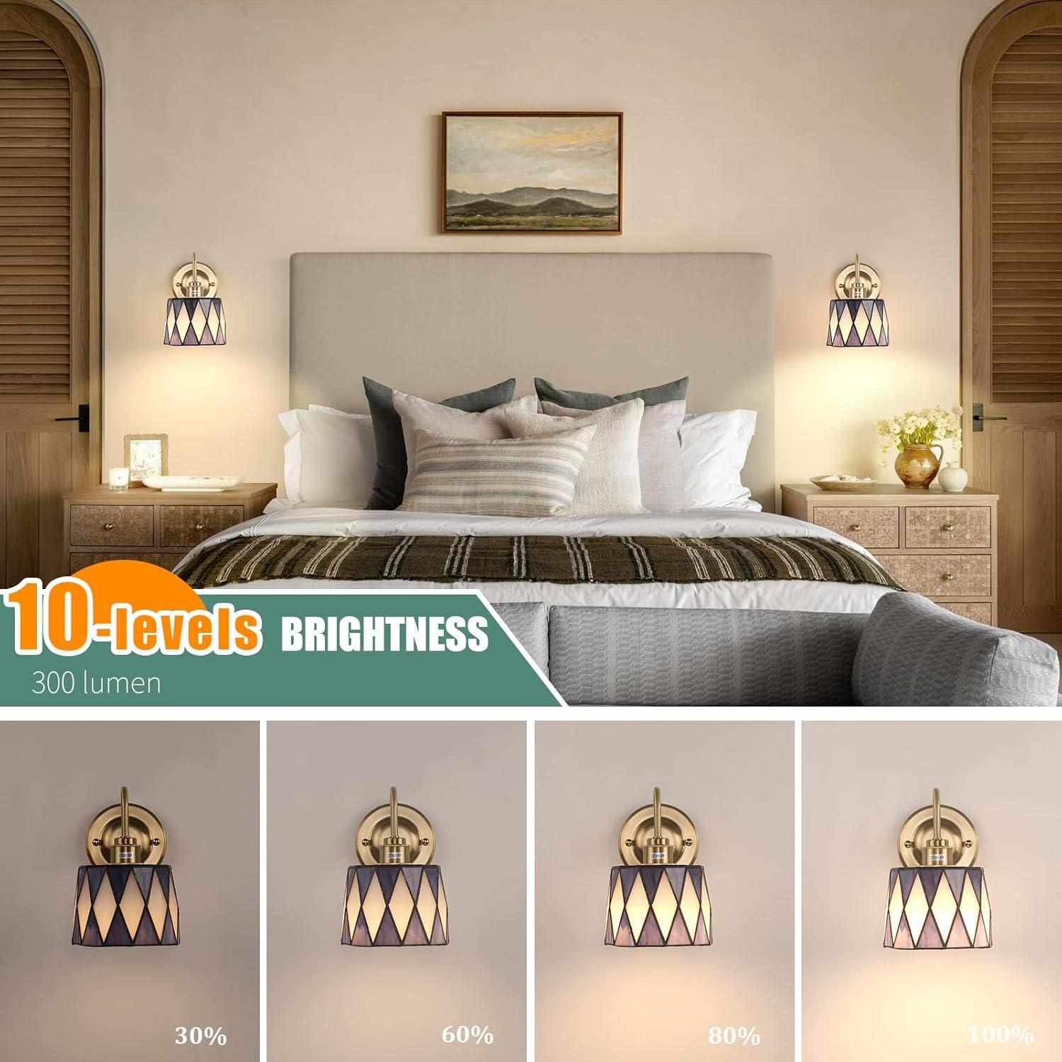 Aplique de Pared Vintage Recargable Feelers 2 Luces 5000mAh RGB