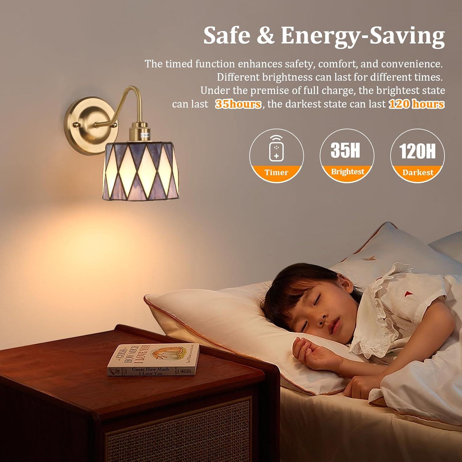 Aplique de Pared Vintage Recargable Feelers 2 Luces 5000mAh RGB