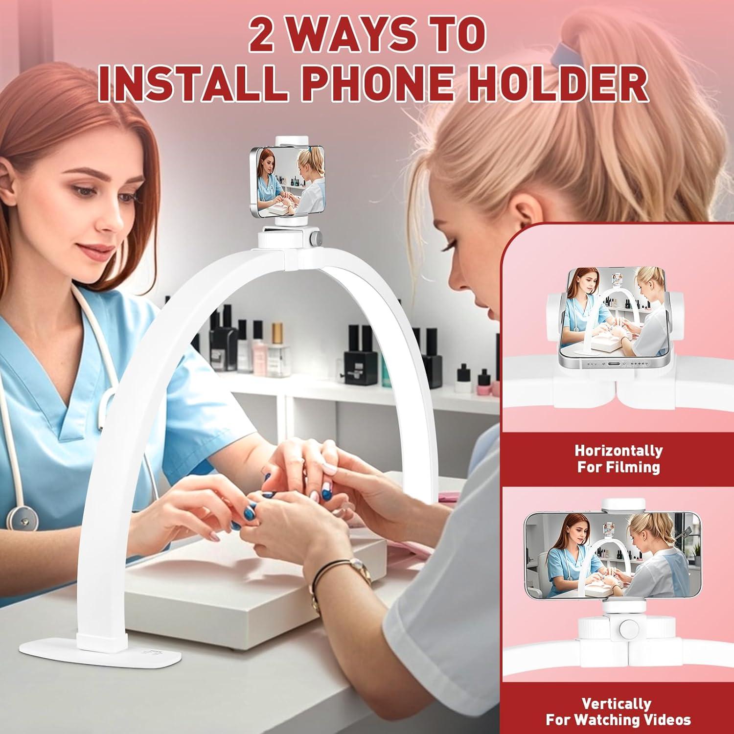 Lámpara de Escritorio Plegable KIRKAS 4700 Lúmenes 3 Modos